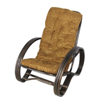 SB 1033 кресло для отдыха, ротанг №6+ткань MULAN 054 (650*750)